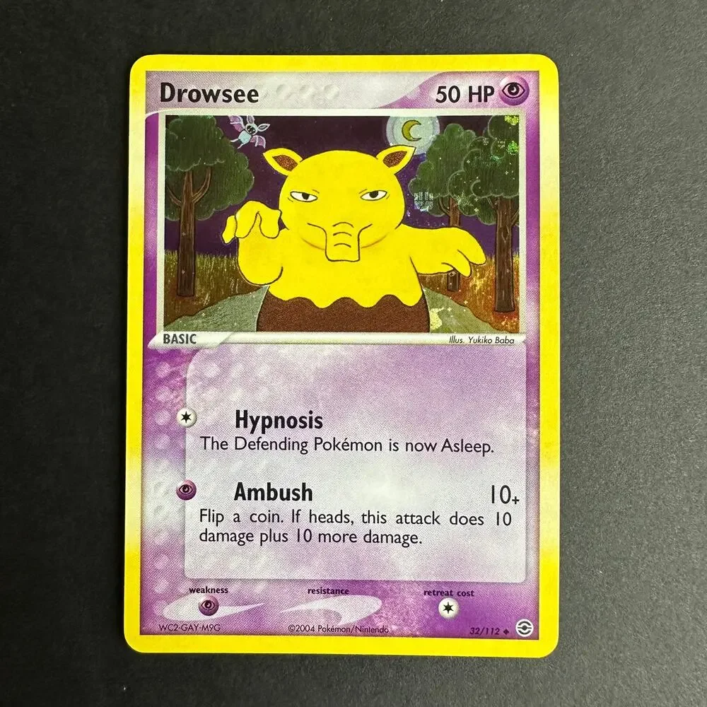 Pokemon TCG Drowsee 32/112 EX FireRed LeafGreen Uncommon Reverse Holo NM